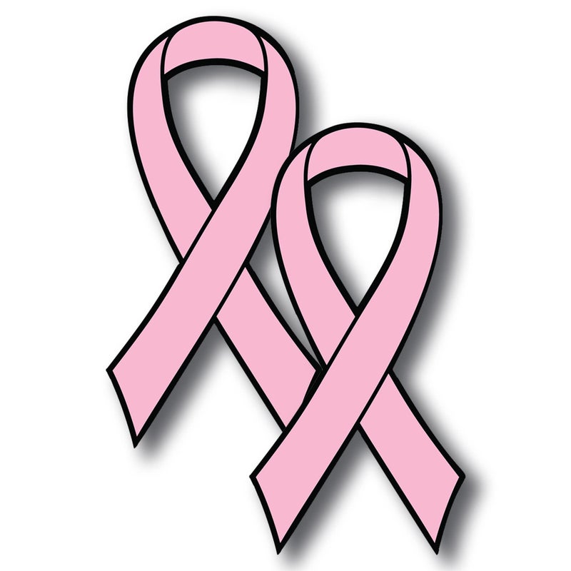 Magnet Me Up Support Breast Cancer Awareness Pink Ribbon Magnet Decal  2 Pack 35x7 Inches HeavyDuty Automotive Magnets for Car Truck SUV  Raise Awareness and Show Support with This Magnet